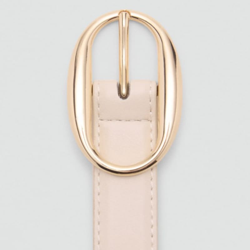 Mango MANGO WOMAN Belt MARTINA Ecru 17051136