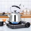 Large Multiple Capacity Whistling Kettle Corrosions Resistant Materials Loud Notification for Boiling Water Compatible Gas Induction Stove