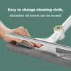 2-in-1 Glass Wiper, Multi-Functional Plastic & Stainless Steel Window Cleaning Tool, for Bathroom, Outdoor, Wall, Floor