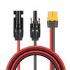 XT60 to Solar Panel Extension Cable Waterproof Dustproof IP68 Connector Adapter 600V Flame Retardant PPO Material Oxygen-free Copper Solar Wire