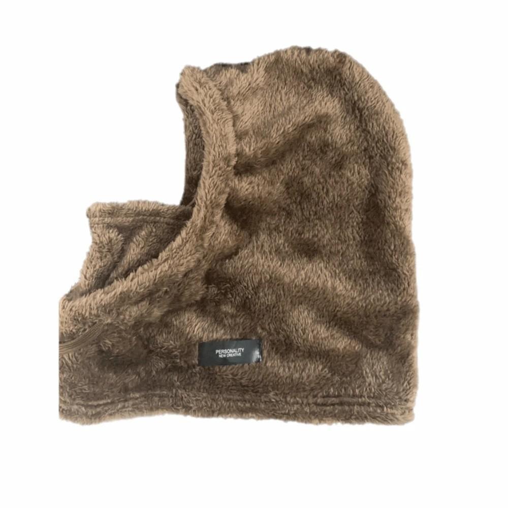 Solid Color Cycling Windproof Cap Keep Warm Ski Mask Hat Simple Winter Balaclava  Men