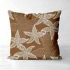 Pieces Boho Starfish Print Throw Pillow Covers Pattern Cushion Cover Suitable for Sofa Bedroom Car Pillow Cover