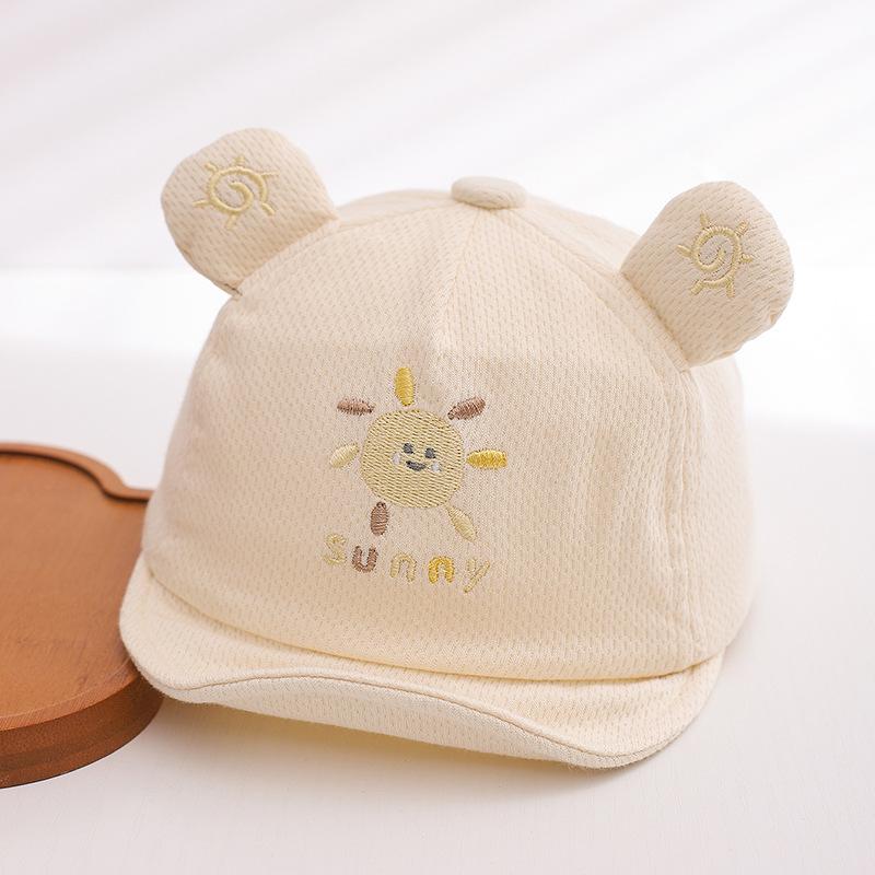 Шляпа-уточка в корейском стиле для мальчиков и девочек - Солнцезащитная кепка с мягкими полями 46cm/3-10 months