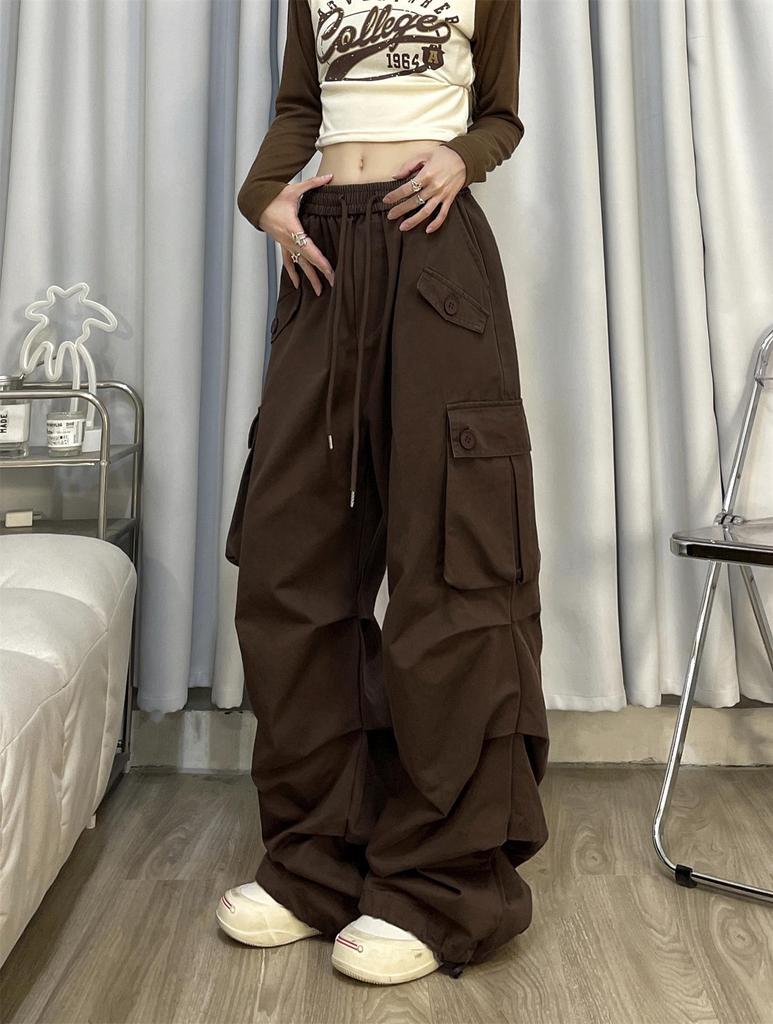 Unisex Retro Plissierte Lagen-Hip-Hop-Hose - Lässig, Vielseitig, Herbst/Winter-Trend