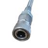 40Inch Paintball Air Gun Airsoft PCP Stainless Braided Hose Fill Whip Hose Extension With 8MM Quick Disconnect