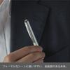 PENTEL EnerGel Philography Ballpoint Gel Silver Black Pen, Ink, 0.5mm, Barrel, BLN2005Z,
