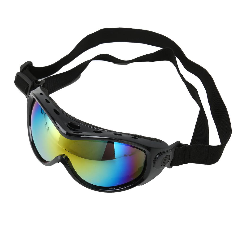 Large Dog Sunglasses UV Protection Waterproof Windproof Adjustable Dog Goggles for Eyes Protection