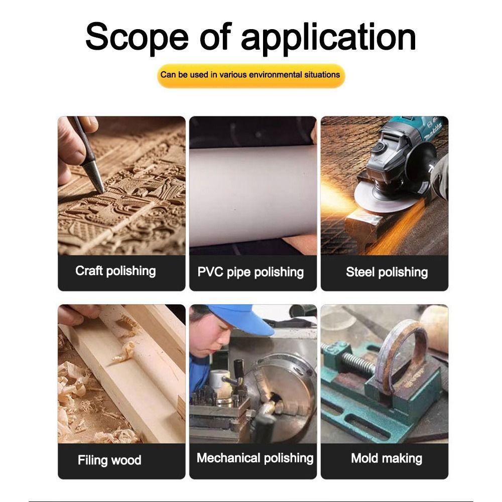3Pcs Portable 4.0/4.8/5.5mm Chain Saw Chain Files Hand Tools High Hardness Grinding File Round Chain Files Grinding Tool