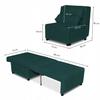Fold-out Armchair for Sleeping KIMO Container Family Furniture Hunter Green