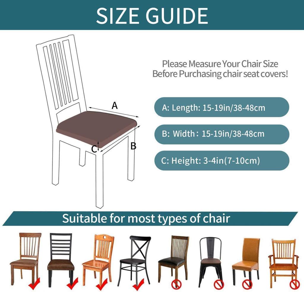 Universal Elastic Chair Cover: Four Seasons, Solid Color, Thickened, Simple Design for Home or Restaurant.