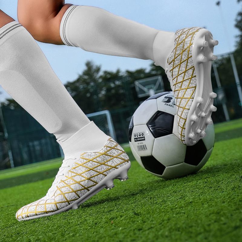 Unisex Football Shoes Men's High -top Socks Long Nails Training Sneakers, Children Football Boots Youth Football Boots