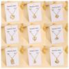 Fashion Mother'S Day Necklace Set Moon Butterfly Niche Light Luxury Pendant Design Butterfly Stud Earrings Clavicle Chain