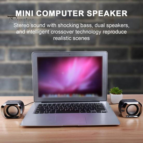 

Маленький USB-динамик, звуковая коробка, виртуальный объемный звук, компьютер, ноутбук, USB-проводной динамик, портативный мини-громкоговоритель синий