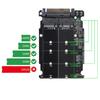 M.2 NGFFB/NVME M to U2Adapter for SSDs Compatible for Multiple Lengths Including 2230mm 2242mm 2260mm 2280mm