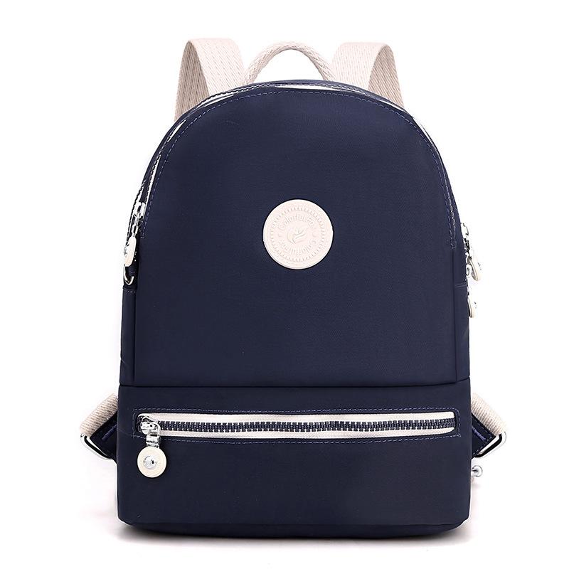 Women's Backpack Outdoor Leisure Portable Backpack Large Capacity Water-proof Nylon School Bag School