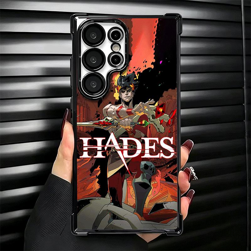 H-Hades A-Action Soft Phone Case For Samsung Galaxy S26 Ultra S25 Edge S24 FE S23 Plus S22 S21 + S20 Plating Anti-Fall Fundas