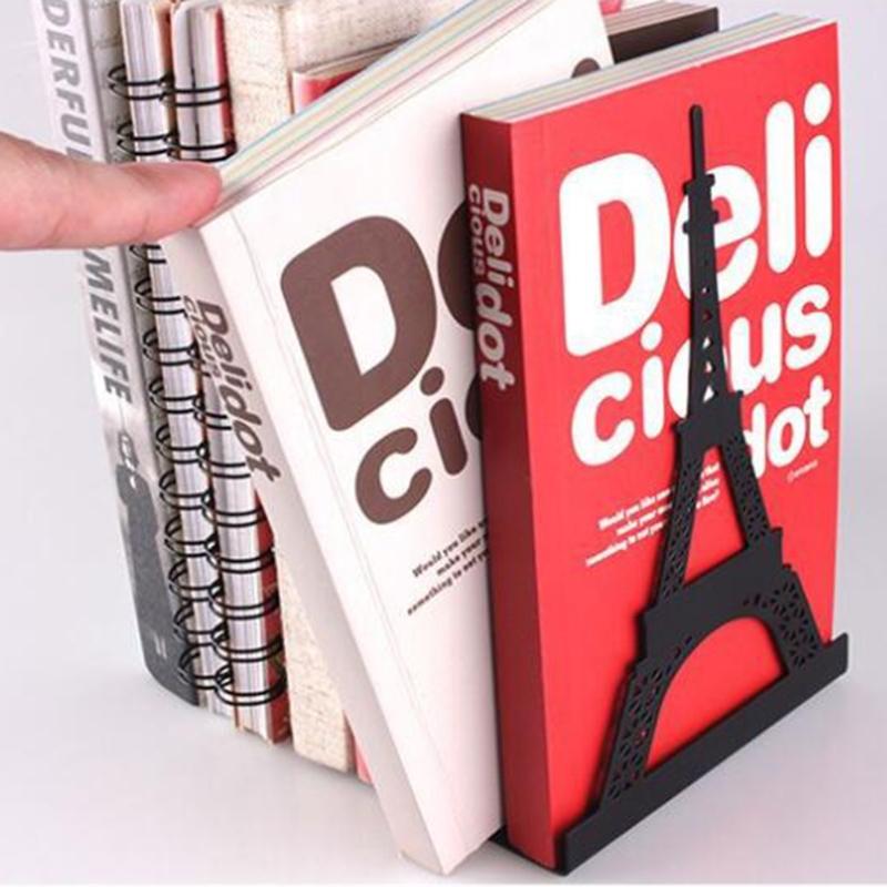 Creative Art Design Metal Book Stoppers Creative Landmarks Building Bookends Book Organizer Creative Birthda