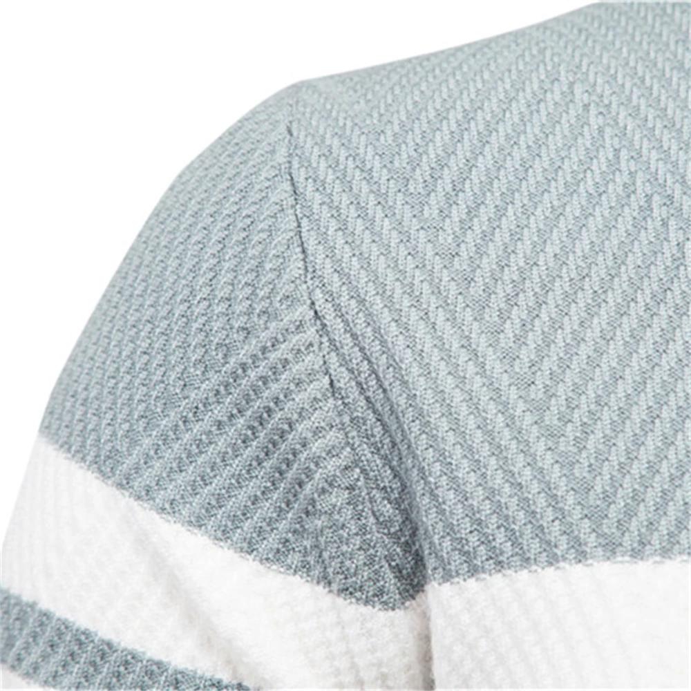 Spring Autumn Casual Sweater Men's Pullover Sweater Slim Men's Sweater Fashion Trend Simple Men's Sweater Long Sleeve Warm