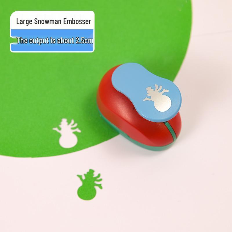 Children's DIY Embossing Machine: Easy Large Flower Punch for Kindergarten Craft and Paper-Cutting Projects