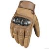 New Tactical Gloves CS Anti-collision Carbon Fiber Shell Anti Fall Anti Slip Wear Resistant Five Finger Sun Protection Touch Screen Riding Gloves