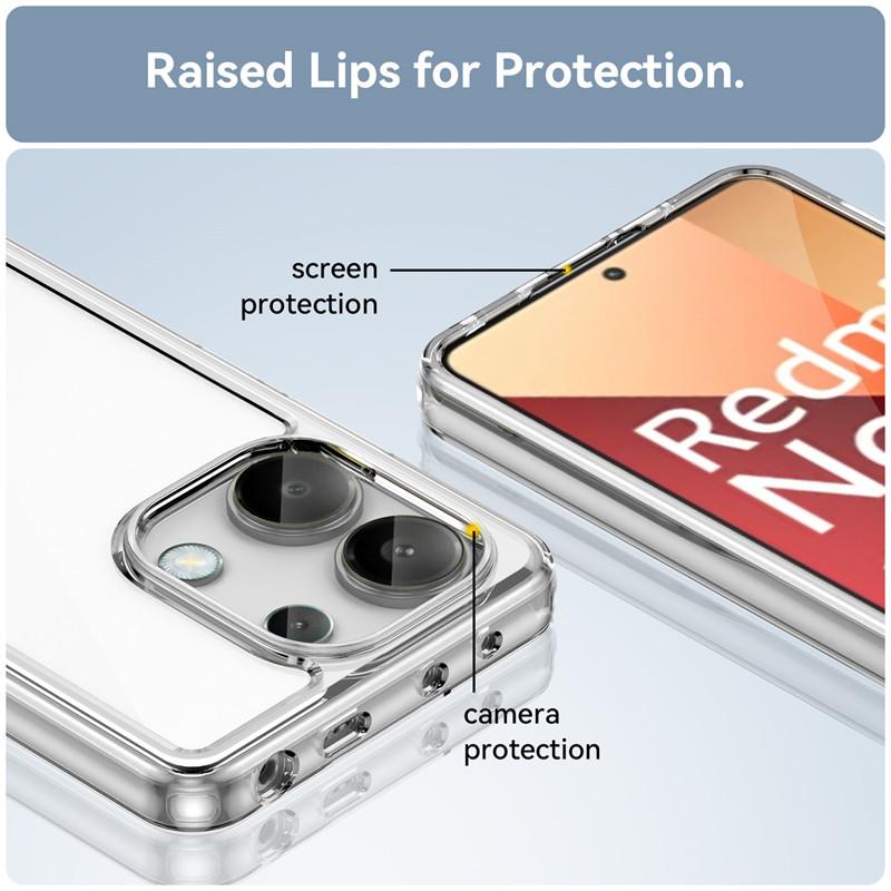 For Xiaomi Redmi Note 13 4G Case Xiaomi Redmi Note 13 Pro Plus 5G Cover Shockproof Hard PC TPU Silicon Protective Phone Cover