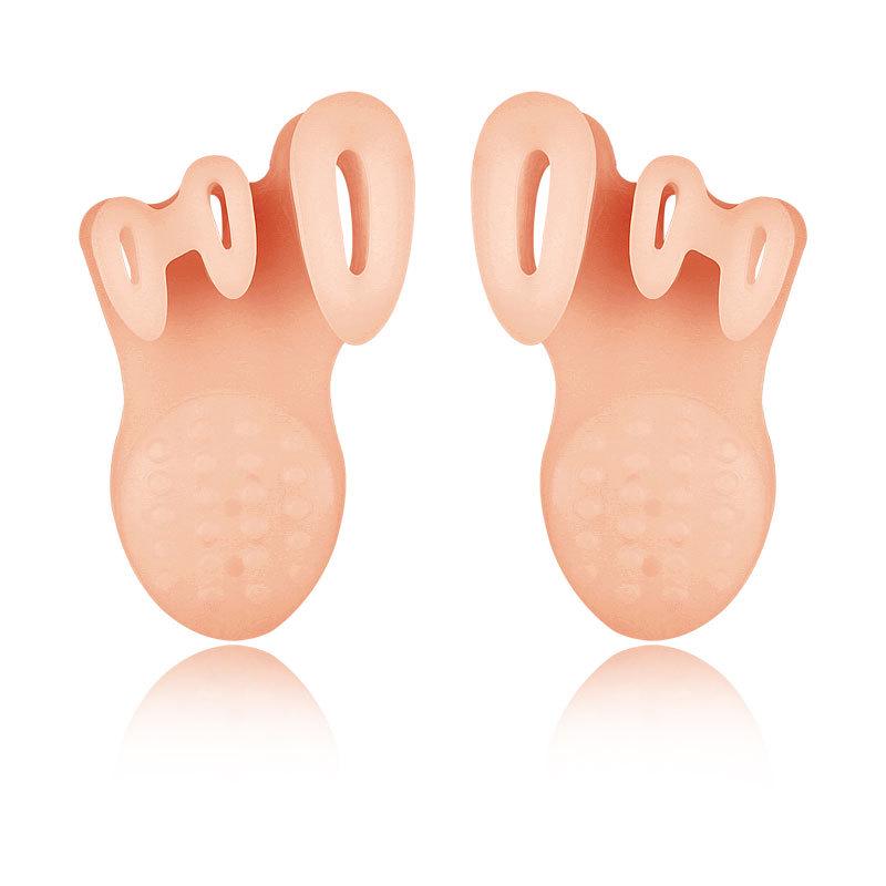 

Three-Hole Toe Spreader & Massager Forefoot Pad - Hallux Valgus Corrector