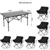 OIMG Outdoor Roll-Up Table and Chair Set