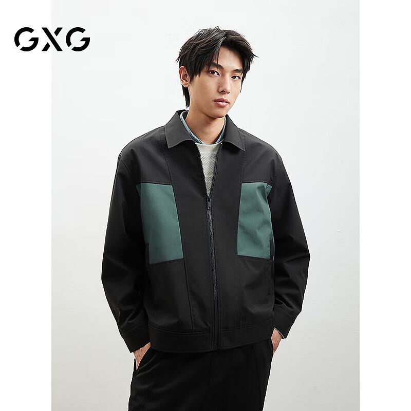 

GXG Men s Contrast Lapel Spring Jacket 170/M