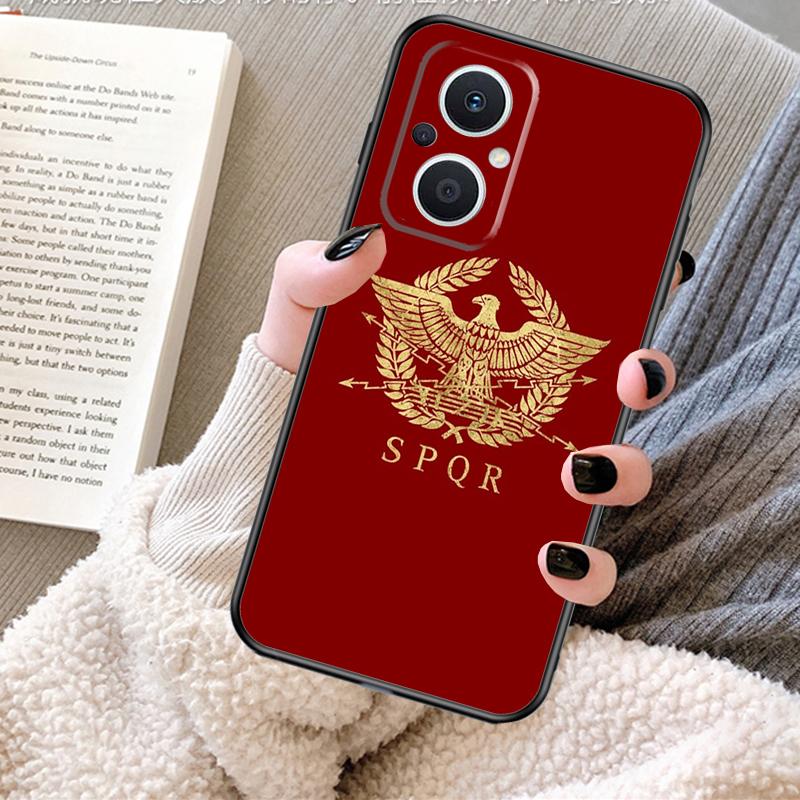 

SPQR Roman Imperial Legion Case For OPPO Reno 12 F 13 13F 11F 8T 7 8 10 Pro OPPO Find X8 Pro X6 X3 X5 Lite Cover Fundas OPPO Reno8 Lite