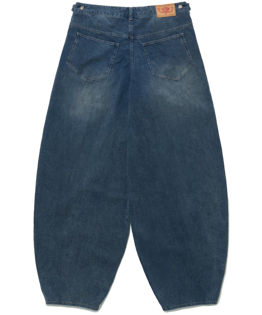 IDWS Viego Corduroy Balloon Pants Dark Indigo