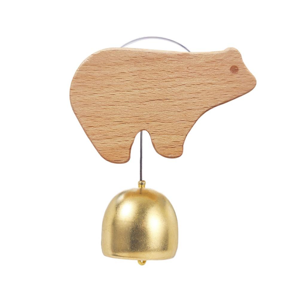 Suction Cup Animal Shaped Wind Chime Brass Collision Bell Entry Reminder Bell Pendant  Front Door