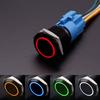 16mm 19mm 22mm Metal Push Button Switch With Fixed PC Power Supply Switches Car Engine Start Stop Backlit LED 3v 5v 6v 12v 24v