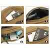 Men's Crossbody Bags Fashion Canvas Wallet Multifunctional Chest Shoulder Bag Large Capacity Waist Bag Outdoor Travel Mobile Phone Bag Crossbody Bag