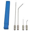 Stainless Steel High Pressure Washer Nozzle Kit 1/4 Quick Connect Heavy Duty Flush Wand Extension Spray Tips