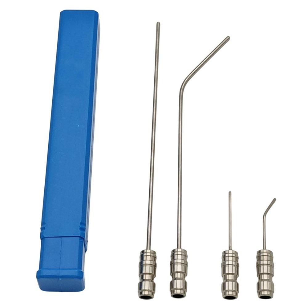 

Stainless Steel High Pressure Washer Nozzle Kit 1/4 Quick Connect Heavy Duty Flush Wand Extension Spray Tips