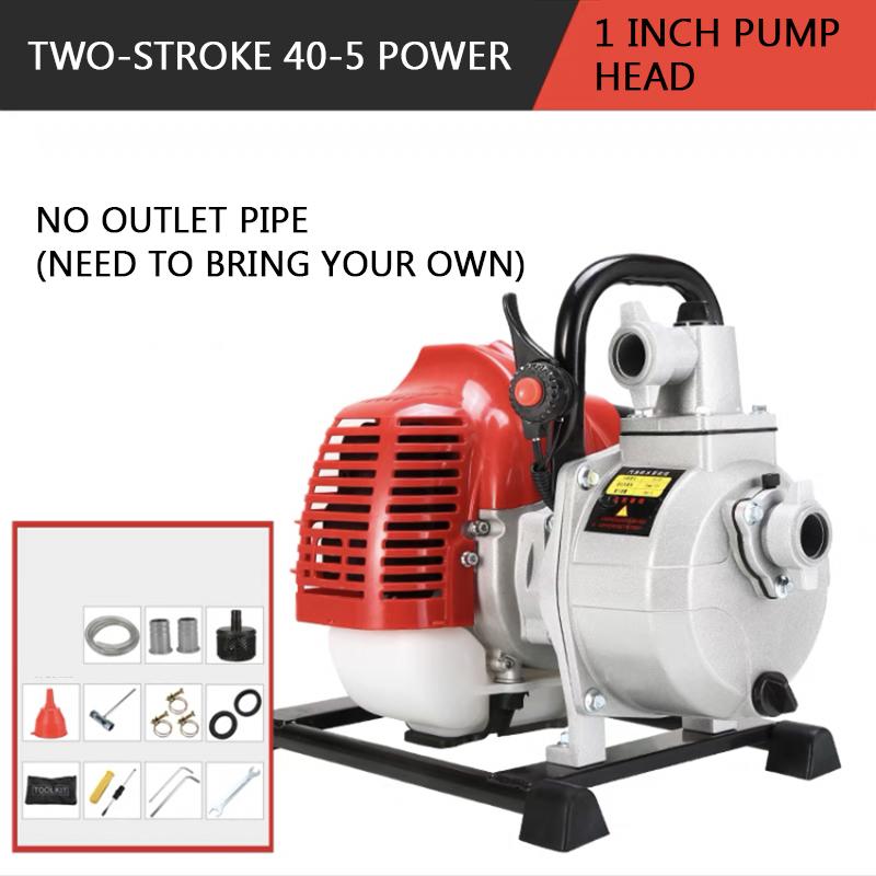 

Бензиновий насос Водяний насос Зрошення Сільськогосподарський малий самовсмоктуючий насос Високопідйомна машина для поливу великого потоку