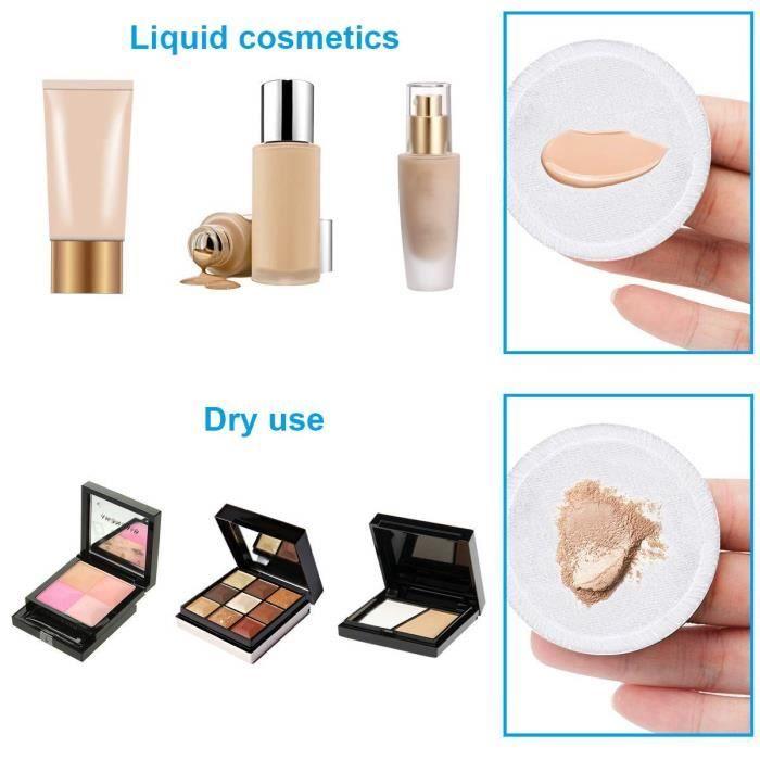 Mingco Coton Demaquillant Lavable, Tampons Démaquillants En Bambou, Tampons En Coton Biologique Réutilisables Avec Sac À Lessive,