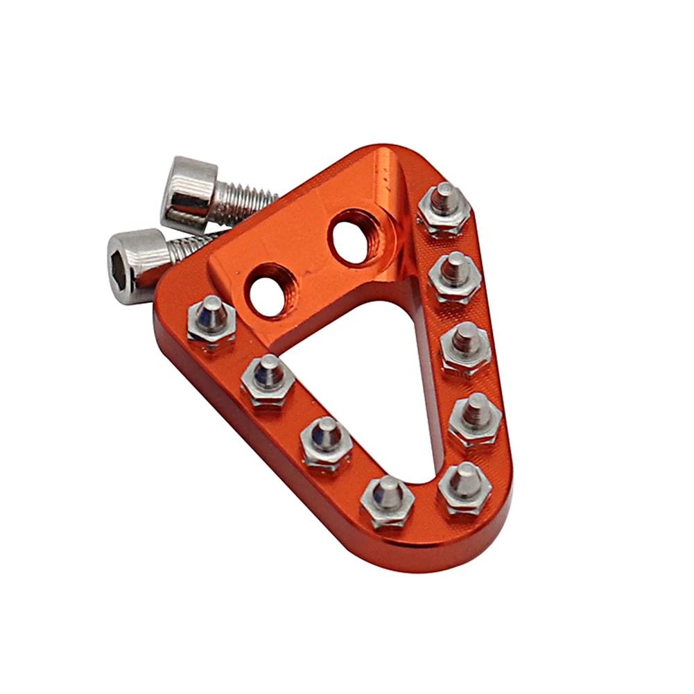 Aluminum Motorcycle Rear Brake Pedal Pads Step Plate Tip for KTM SX SXF EXC EXCF XC XCF XCW XCFW TC TE 2008-2016 for Husqvarna