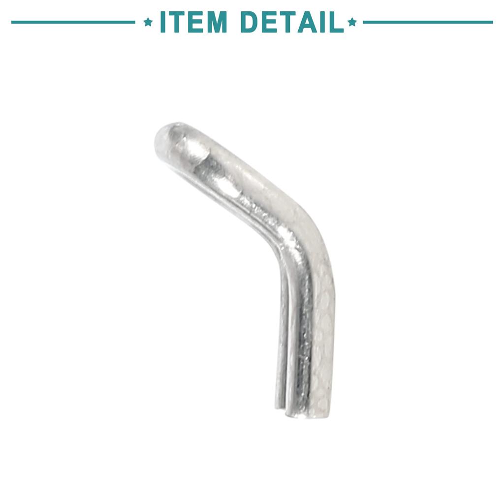 ACROPIX Universal Exhaust Muffler Pull Hook U Shape Motorcycle Scooter Silver Tone 4pcs