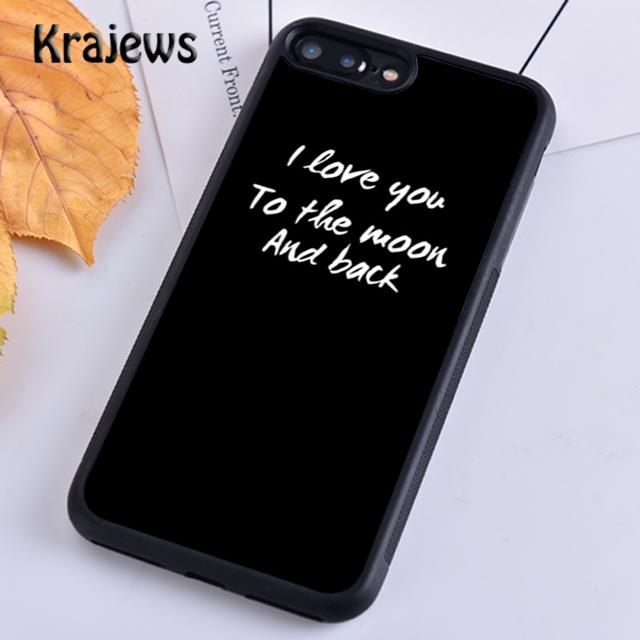 I Love You To The Moon And Back Phone Case Cover For iPhone 17 Air 16 15 14 Plus 12 13 Pro Max Fundas