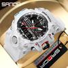 Sanda Dual Display Multifunctional Fashion Watch for Students