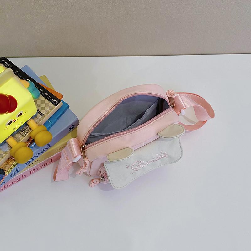 Japanese Style Kawaii Bear Girls Ita Crossbody Messenger Bag Clear Window Pins Display Female Small Itabag Cell Phone Purse