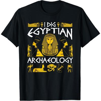 NEWTRUE Funny Archaeology Egyptian Gift Men Women Cool Ancient Egypt T-Shirt