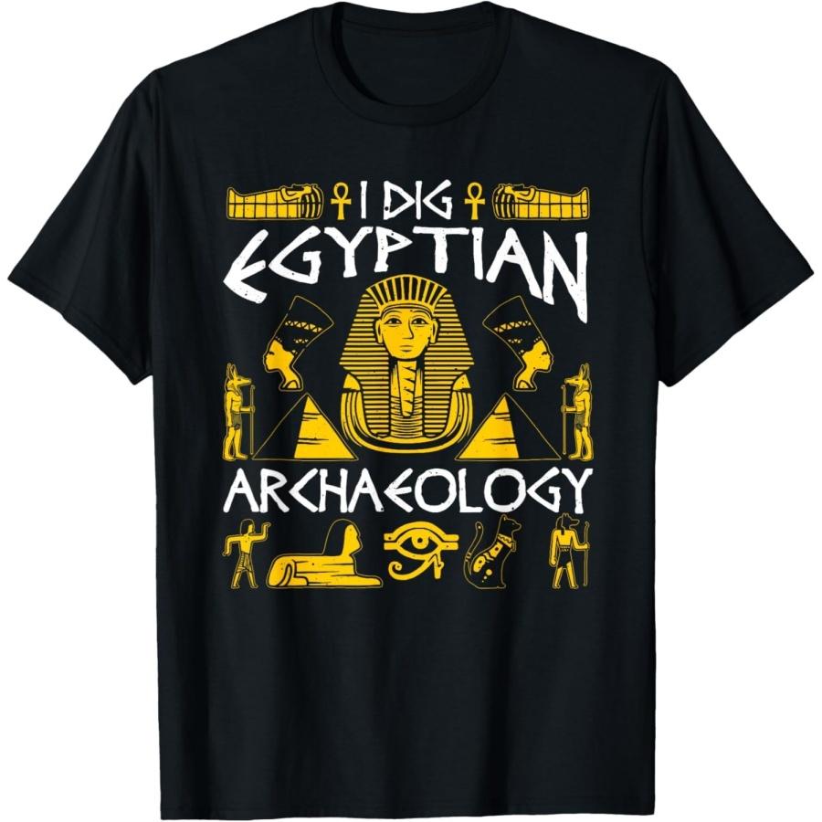 NEWTRUE Funny Archaeology Egyptian Gift Men Women Cool Ancient Egypt T-Shirt XXXXXL разноцветный