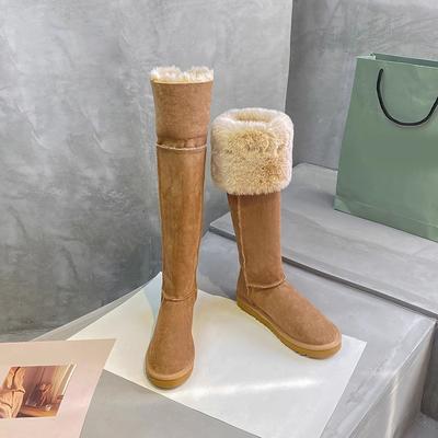 Wool Version~ Northeast Thickened Two Wear Snow Boots Women's 2025 New Non-slip Velvet Cotton Shoes But Knee Boots