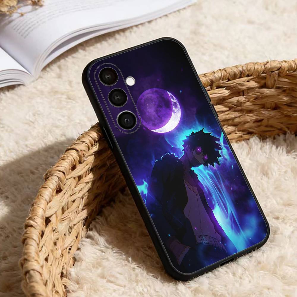 

Dabi My H-Hero A-AcademiaS Phone Case For Samsung Galaxy A13,21s,22,31,32,52,53,71,72,73,Soft Black Cover Samsung a72