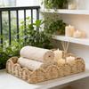 Handmade Woven Paper Rope Storage Tray, Home Desktop Decoration, Sundry Basket, Storage Box