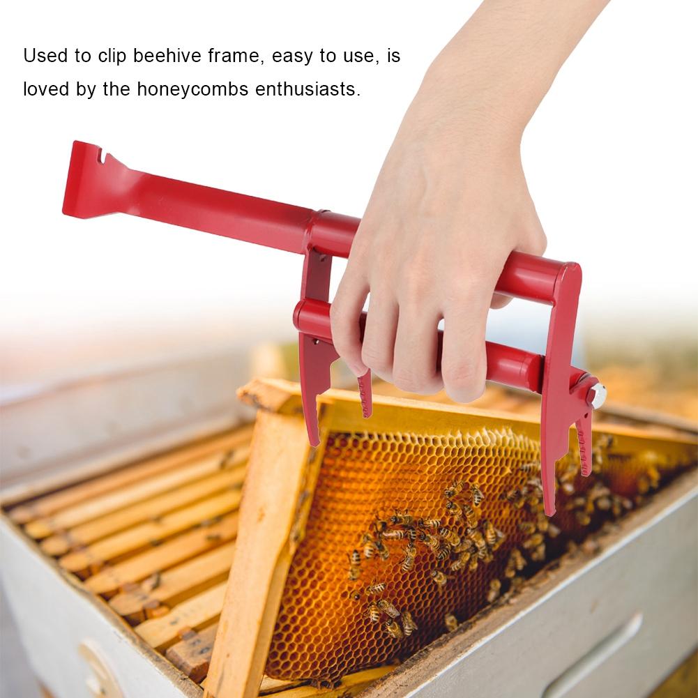 Beehive Frame Holder Lifter Grip Tool Stainless Steel Nests Box Jig Beekeeping Tools