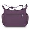 Wasserdichte Nylon-Crossbody-Tasche für Damen Mehrere Taschen Schulter-Handtasche mit Reißverschluss