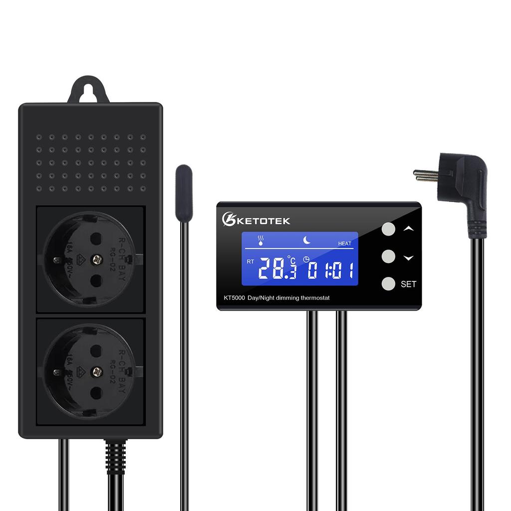 Heating Thermostat PID Control Dimming Day Night Thermometer Temperature Controller Regulator